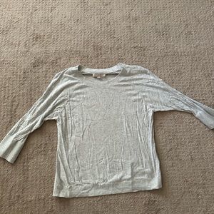 Grey lightweight Loft sweater size Large